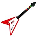 Flying V Style Wireless Rock Guitar for PS2 Guitar Hero I & II