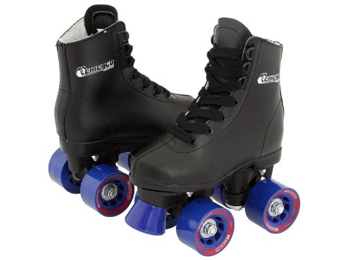 Chicago 1905 Classic Rink Skate Black Blue Boys Girls Kids Childrens Youth Beginner Quad Roller Skates