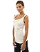 PattyBoutik Women's Cowl Neck Twist Straps Tank Top