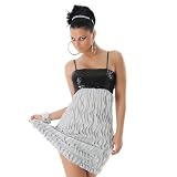 Elégante robe de cocktail sexy mini robe Gris Clair 34 9701