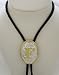 Silver/Gold Plated Monogram Letter "F" BoloTie