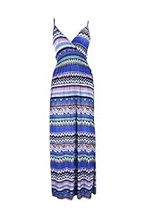 Plus Size Polyester/Spandex Zig Zag  Dress