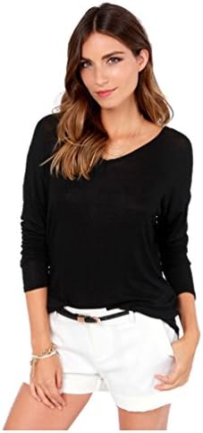 Gorgeous Back Less Long Sleeve T Shirt with Bow Size L