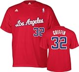 Blake Griffin adidas Red Name and Number Los Angeles Clippers T-Shirt