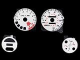 95 96 97 98 Honda Del Sol DOHC Vtec W/ Tach 7 COLOR Indiglo El Glow Gauges
