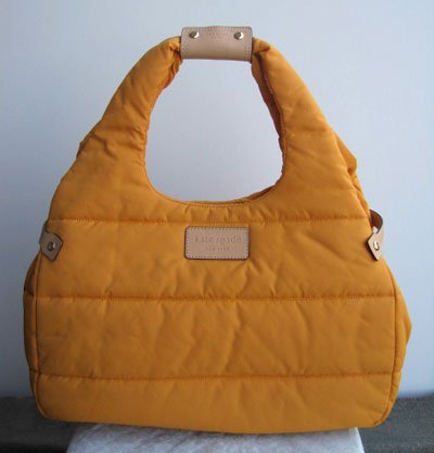 Kate Spade Thea Snow Mass Shoulder Puff Shoulder Bag Buttersctch