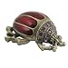 Beetle Bug Trinket Box Red Large w/Swarovski Crystals