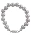 Sterling Silver Large Bead Bracelet, 7