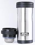 Thermos Nissan 12-Ounce Stainless-Steel Tea Tumbler with Infuser
