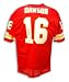 Autographed Len Dawson Kansas City Chiefs Throwback Red Jersey Inscribed SB IV MVP