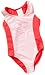 Playshoes Mädchen Hose/ Lang UV-Schutz 50+ Badeanzug Basic Schmetterling in rosa/rot 461063, Gr. 128, Rosa(788 rot/rosa)