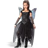 Goth Fairy Princess Child Halloween Costume (Large)