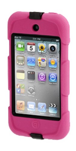 Griffin GB02478 Survivor + Belt Clip for iPod Touch 4 (Pink, Black)-Griffin