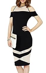 Wrap Off the Shoulder Bodycon Dress 