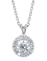 Crislu Round Pave Pendant (1.51 cttw)