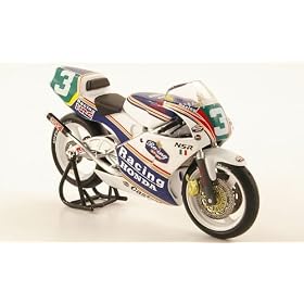 Honda NSR 250, No.3, HRC Racing, 250cc Weltmeister, 1991, Model Car, Miniature d�j� mont�e, IXO 1:24