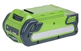 Greenworks 29302 40-Volt 2 Amp Hour Lithium Ion Battery