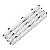 41eqOcAnkuL. SL160  Safco : Sheet File Hanging Clamps, Aluminum with Plastic Caps, 24, Black, Carton of Six  :  Sold as 2 Packs of   6   /   Total of 12 Each