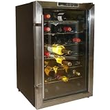 Vinotemp 28-Bottle Freestanding Wine Cellar - Black