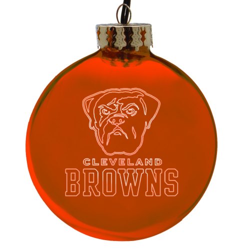 Cleveland Browns Laser Etched Ornament