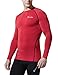 CLSL TM-R11-RDKZ_Large Tesla Men's Long Sleeve T-Shirt Baselayer Cool Dry Compression Top R11
