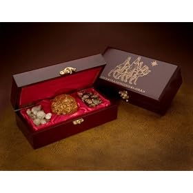 Three Kings Gifts-Wisemen Gifts- Large Single Chest Set - Gold Frankincense and Myrrh by zytoon