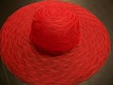Red Hat Lady Society / Braided Poly Hat / Red