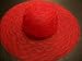 Red Hat Lady Society / Braided Poly Hat / Red photo