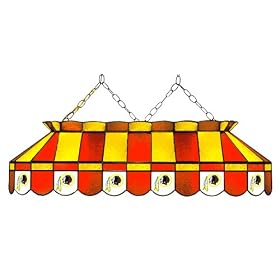 Imperial Washington Redskins Licensed 40-Inch Rectangular Stained Glass Billiard Table...