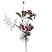 Factory Direct CraftÂ® Group of 6 Small Holiday Artificial Holly and Spruce Picks for Holiday and Home Decor
