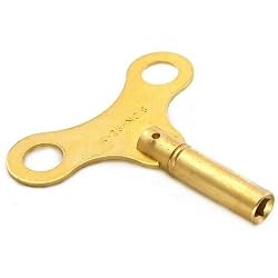 Brass Clock Winding Key Mainspring Winder Sz 8 4.25mm