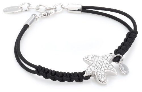 Esprit Damen-Armband Tied Star XL 925 Sterlingsilber 18-20cm schwarz ESBR91043A160 Preisvergleich