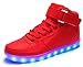Comfortgo Kid High Top Classic LED Light Up Shoes Girl Boy Fashion Sneakers (Toddler/Little Kid/Big Kid)