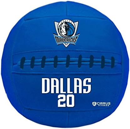 Cirrus Fitness Medicine Ball, NBA, Dallas Mavericks, 10 lb