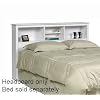 Monterey Full and Queen Headboard in White Finish