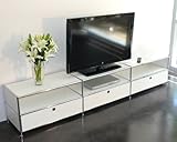 system4 home entertainment center and TV stand in stainless steel and color ....