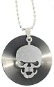 Gloria Skull, Pendant Necklaces 32mm 19", Stainless Steel Chain