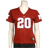 adidas Nebraska Cornhuskers #20 Scarlet Ladies Replica Football Jersey at adidas
