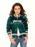 Philadelphia Eagles Women's Classic Satin Baseball Collar Jacket - by Alyssa Milano
