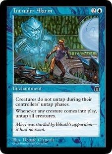 Intruder Alarm (Magic the Gathering : Stronghold Rare)