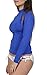 INGEAR Ladies Rash Guard Made in USA (Large, Royal)