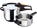 Kitchen & Housewares : Magefesa Practika Luxe Stainless Steel 4 and 6 Quart Super Fast Pressure Cooker (6 Piece)