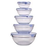 Glass Storage Bowls - Set of 5