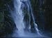 Waterfall on Milford Sound Photographic Poster Print, 24x18