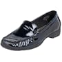 AK Anne Klein Women's Marina Casual Moc,Navy Leather,10 M US