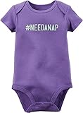 カーターズ Carter's ロンパース ボディスーツ 半袖 綿100% Need A Nap Bodysuit 12M (72-78cm)