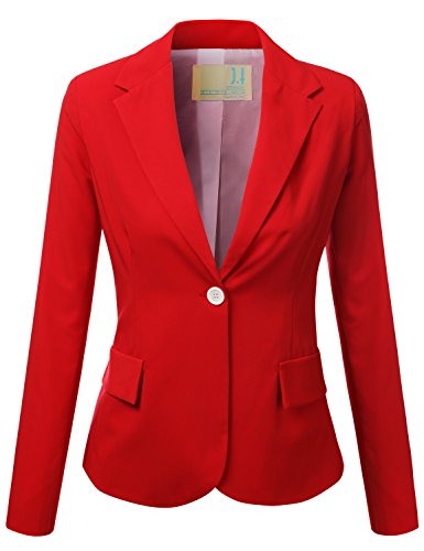 J.TOMSON Womens Tailored Boyfriend Blazer