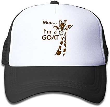 Moo, I'm A Goat Boys Girls Adjustable Snapback Hats Mesh Caps
