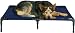 Kakadu Pet Elevated Pet Cot, Marine (Blue) - Large, 36