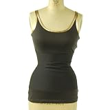 Teez-Her Metallic Binding Skinny Tank